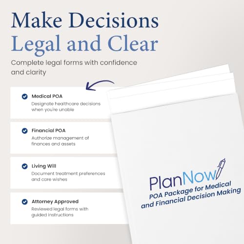Medical & Financial Power of Attorney Forms with Advance Directives – PlanNow
