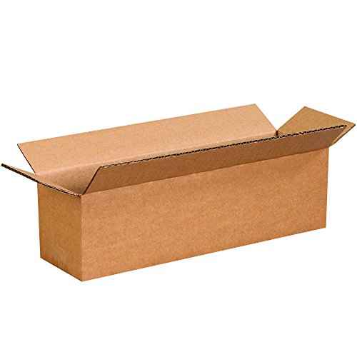 PARTNERS BRAND 14 x 4 x 4 Corrugated Cardboard Boxes, Long 14"L x 4"W x 4"H, Pack of 25 | Shipping, Packaging, Moving, Storage Box for Home or Business, Strong Wholesale Bulk Boxes