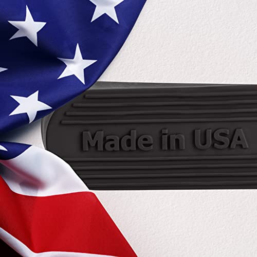 Suspension Dudes Heavy Duty Rubber Door Stopper 6.5" Black – Made in USA, Pack of 1