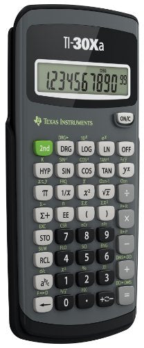 Texas Instruments TI-30Xa Scientific Calculator – Basic Math & Science Functions