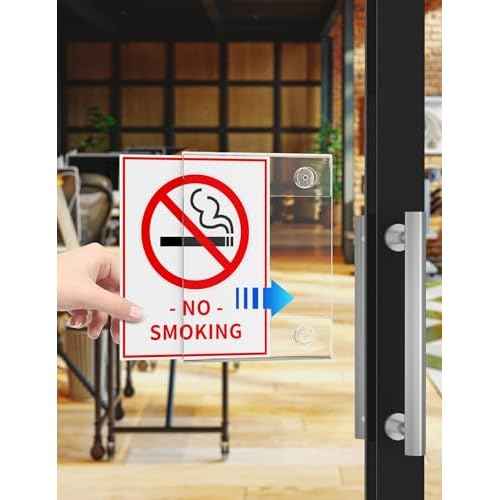 NIUBEE Acrylic Window Sign Holder:Glass Door Sign Holder with 4 Suction Cups 8.5x11 Inch--Window Mount for Displaying Flyers, Notices, Documents and Menus, for Office, Store, Home, Restaurant Use (12 Pack)