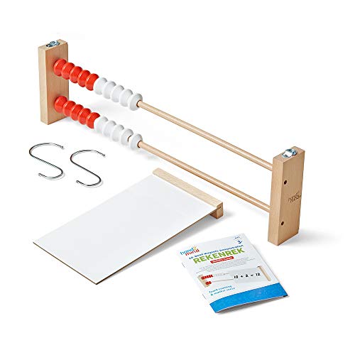 Magnetic Giant Bead Abacus for Kids - Wooden Counting & Math Manipulatives