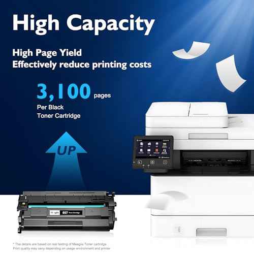 Compatible 057 Toner Cartridge Replacement for Canon 057 057H CRG-057 Work with ImageCLASS MF445dw MF448dw LBP226dw LBP227dw LBP228dw LBP236dw MF449dw Laser Printer (Black, 2-Pack)