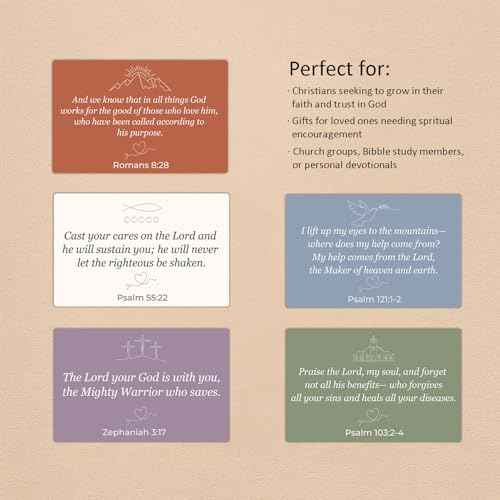 100 Pcs Prayer Card, Bible Verse Scripture Prayer Cards for Women and Men, Encouragement Motivational Christian Gift