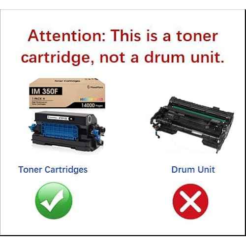 MasaiMara 418132 IM 350 IM 350F IM350 IM350F High Capacity Compatible Toner Cartridges Replacement for Ricoh Lanier Savin Printer (Black, 1-Pack)