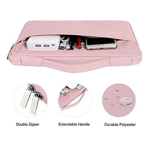 MOSISO Compatible with MacBook Pro 14 inch Case 2025 2024 2023 2022 2021 M5 M4 M3 M2 M1 A3434 A3112 A3185 A3401 A2918 A2992 A2779 A2442, Case&Bag&Keyboard Skin&Webcam Cover&ScreenFilm, Rose Quartz