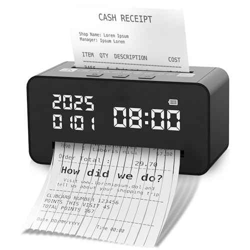 Mini Paper Shredder for Home Office,Small USB Shredder,Strip Cut,Desktop Clock Design,10 Mins Running Paper Cutting Tool, Portable Paper Shredder for Home Use, Stationery Christmas Birthday Gift