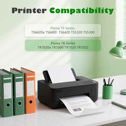 260XL Ink Cartridge Combo Pack Compatible for Canon PG-260 Black Ink Cartridge 260XL High Yield for Canon Pixma TS6420a TS6420 TS6400 TR7020 TR7020a TTR7022 TR7022a TS5300 TS5320 Printer (2 Black)
