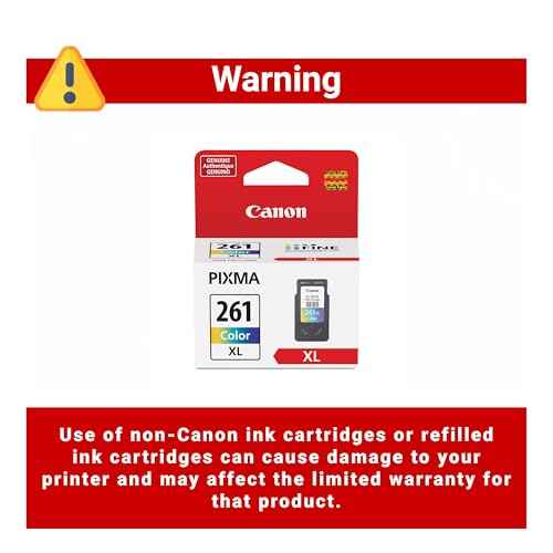 CanonCL-261 XL Genuine Color Ink Cartridge, Compatible with TS5320/6420/6420a,TR7020/7020a