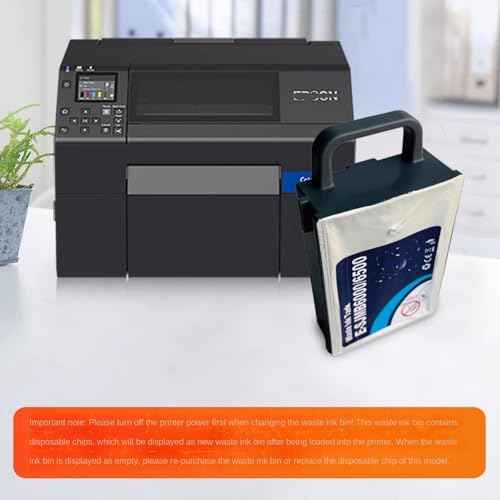 SJMB 6000 6500 Waste Ink Tank Maintenance Box Collector Unit Compatible with ColorWorks CW-C6000A CW-C6000P CW-6030A CW-6030P CW-C6500A CW-C6500P Inkjet Printer (SJMB6000/6500)