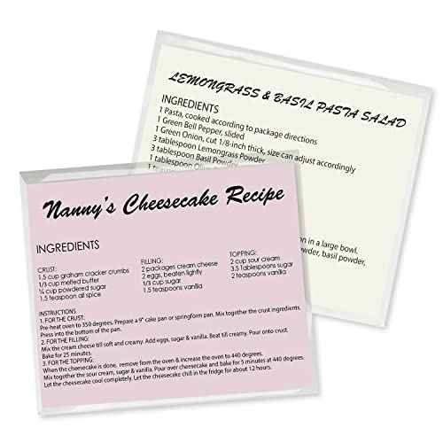VHALE Glossy Clear Self-adhesive Overlay Laminating Sheet Contact Papers, 7 X 8 Inches, Single-sided, for Protect and Preserve Paper Art Craft Document Photo, 3.15 Mil, Pack of 100