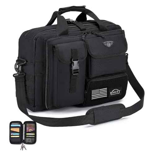 Tactical Messenger Bag for Men Multifunctional Tactical Briefcase Men's Military Laptop Work Bag for Business Teacher