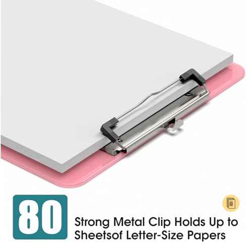 Color Clipboards 30 Pack, A4 Plastic Clear Clip Board 8.5 x 11 for Classroom, Students, Kid, Woman, Size 9" x 12.5" with Low Profile Clip, Office & School Supply