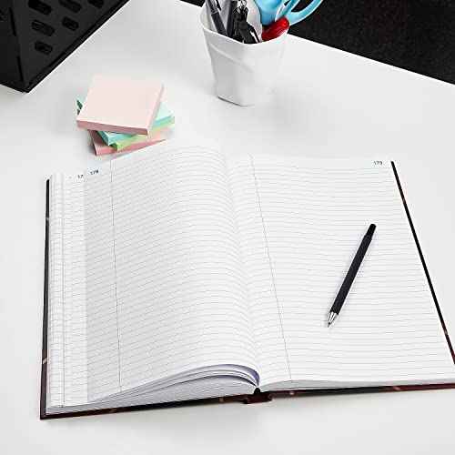 Staples 217919 Black Record Book 11-3/4-Inch x 7-1/4-Inch