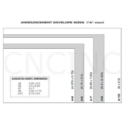 Box of 500 Ivory A7 (5 1/4 X 7 1/4) Fits 5x7 Invitation Photo Wedding Announcement Envelopes