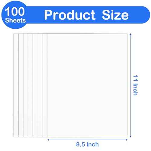 White Cardstock£¬40 Sheets Heavy Cardstock, 8.5" x 11" Thick Printable Cardstock, 75 lb /200gsm Cardstock Paper for Invitations, Business Cards, Postcards, Crafts, Art, Wedding, DIY Cards