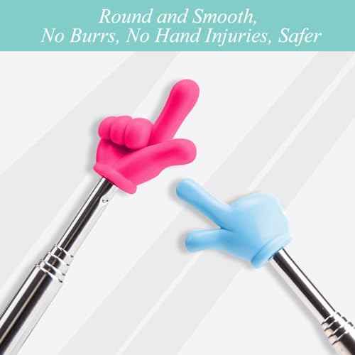 5Pcs Pointer Finger Stick ? Multipurpose Teacher Supplies Pointer Stick, Classroom Pointer and Finger Pointer Stick, Engaging Colors ? Classroom Essentials for Effective Presentations