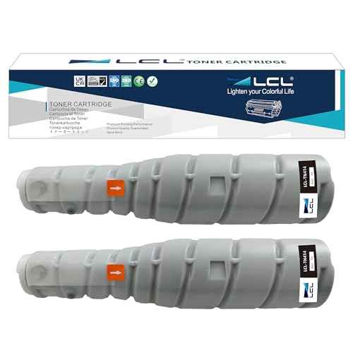 LCL Compatible Toner Cartridge Replacement for Konica Minolta TN-414 A202030 Bizhub 363 423 Digital Multifunction copiers (2-Pack Black)