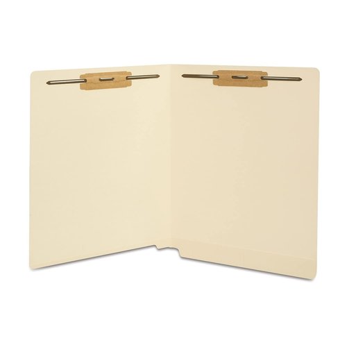 Staples File Folders, Reinforced End-Tab with Fasteners, Letter Size, Perfect for Home, Office or Classroom, 50-Pack, Manila