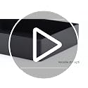 Amazon Basics Rectangular Plastic Desk Organizer 9.4 x 6.7 x 2 Inch Black