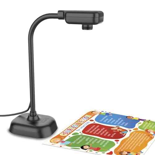 Document Camera for Teachers and Classroom, Gawervan USB Webcam/Doc Camera Built-in Mic? Mac OS, Windows, Chromebook Compatible for Live Demo, Web Conferencing, Distance Learning, Remote Teaching