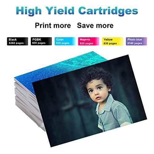 280 281 PGI-280XXL CLI-281XXL Compatible Ink Cartridge Replacement for Canon 280 281 Ink to use with PIXMA TS8322 TS8300 TS8222 TS8100 TS8200 TS9100 TS8320 TS8220 TS9120 TS8120 (6 Value Pack)