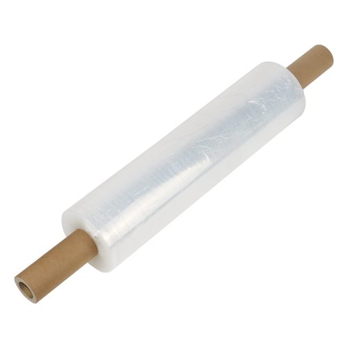BOMEI PACK Stretch Film Wrap - Industrial Clear Plastic Stretch Wrap 1000 Feet 80 Gauge 4 Packs with Handle, Pallet Wrap for Packing, Moving Supplies, Packing Wrap Plastic Roll 15 Inches