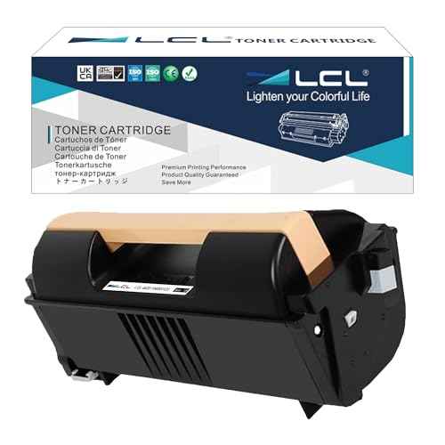 LCL Compatible Toner Cartridge Replacement for Xerox 106R01533 106R01535 13000 Pages for Phaser 4600 4620 4622 Printer (1-Pack Black)