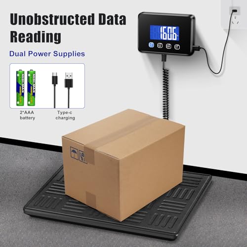 Heavy Duty Digital Luggage Scale 660lbs with Backlit LCD for Shipping & Packages