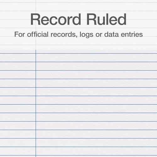 Boorum & Pease L21150R Laboratory Record Book,150 Pages,8-1/8-Inch x10-3/8-Inch,Black/Red