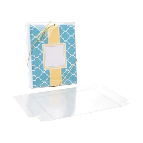 ClearBags Crystal Clear Greeting Card Boxes, 25 Pack, Box Case for Cards, Envelopes, Party Favors, Treats, Photo Storage, Gift Holder, Stationery Organizer, Small Business Packaging & Supplies, FB17A