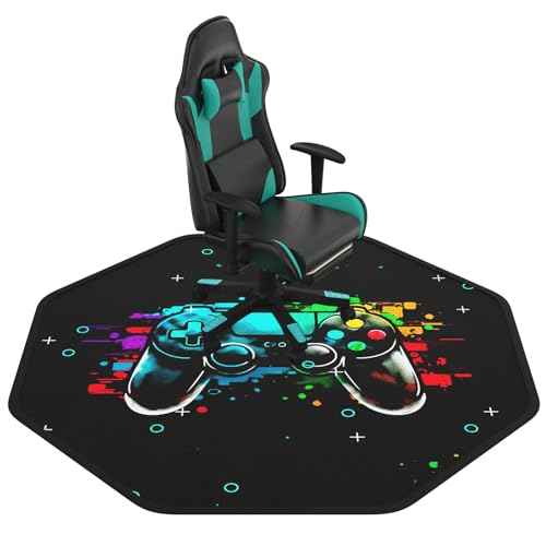 47"x47" Premium Floor Mat for Office Chair - Durable Office Chair Mat for Tile & Hardwood Floors - Versatile Chair Mat & Under Desk Protector for Rolling Office & Gaming Chairs