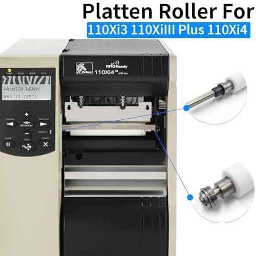 G41011M Kit Platen Roller for Zebra 110Xi3 110XiIII Plus 110Xi4 Thermal Printer Transfer Roller 203dpi 300dpi
