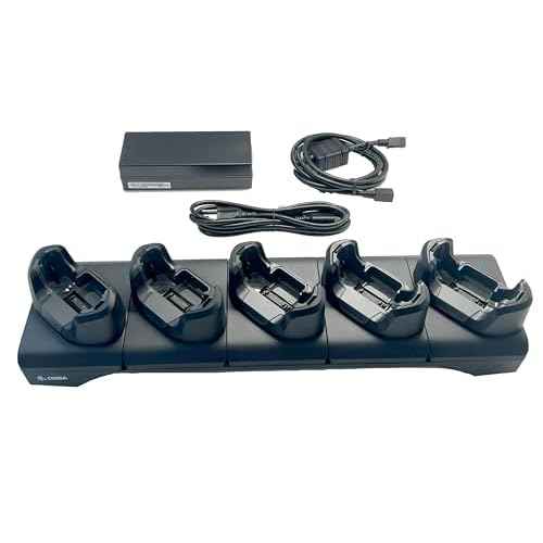5-Port Charging Cradle Kit for Zebra TC53 & TC58 Android Scanners - CRD-NGTC5-5SC5D - Includes Power Supply