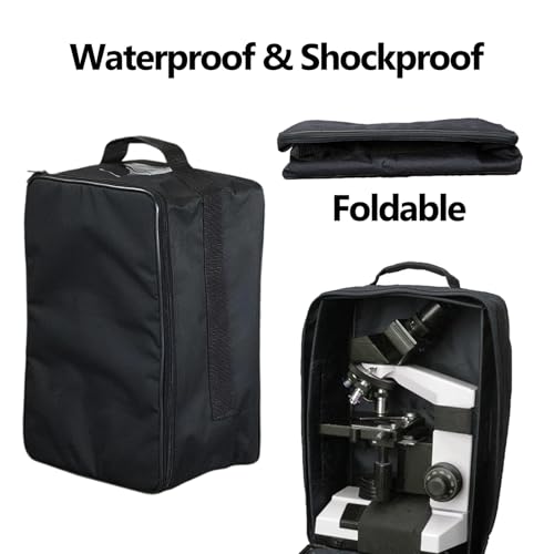 Microscope Carrying Case Waterproof Lightweight with Front Pockets - BEMAXYE