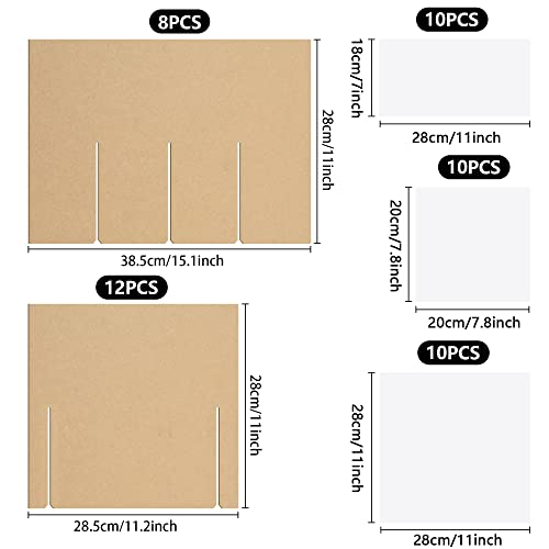 4 Sets Dish Packing Kit,Glass Dividers for Moving Boxes,Kitchen Pack