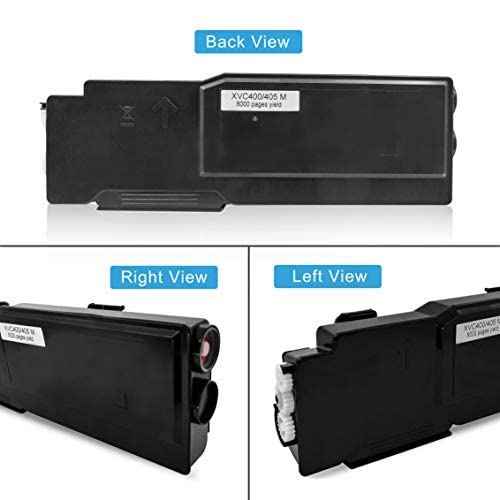 VICTORSTAR Remanufactured Toner Cartridges C400 C405 2 Black Extra High Yield 10500 Pages for Xerox C400 C400n C400dn C405 C405n C405dn MFP Laser Printers