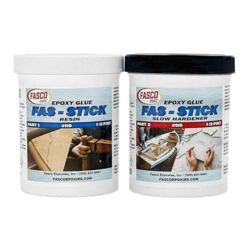 Fasco Epoxies 110 Epoxy Glue Pint Kit (Wood, Aluminum, Fiberglass)