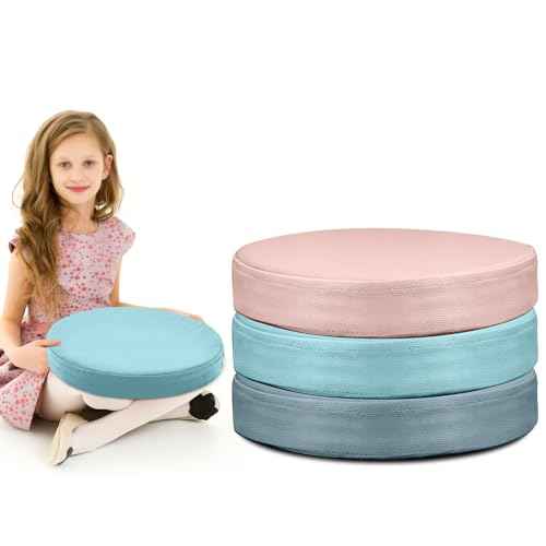Juexica 3 Pcs Extra Thick Flexible Seating Floor Cushions Assorted Colored Pillow Floor Cushions for Classroom Soft Flexible Seating for Kids Learning Sitting Daycare School Chair (Morandi Colors)