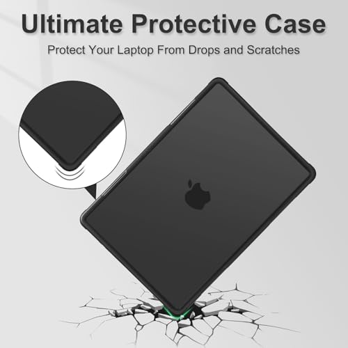 MOSISO Compatible with MacBook Pro 14 inch Case 2025-2021 M5 M4 M3 M2 M1 A3434 A3112 A3185 A3401 A2918 A2992 A2779 A2442, Heavy Duty Hard Case with Stand&Keyboard Skin&Screen Film&Type C, Black