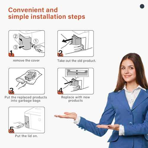 Waste Ink Pad Replacement with Reset Software Compatible Replacement for E Pson ET-2850 ET-2760 ET-2750 ET-2700 ET2850 ET2760 ET2750 ET2700 2850 Printer, Maintenance Box with Reset Software
