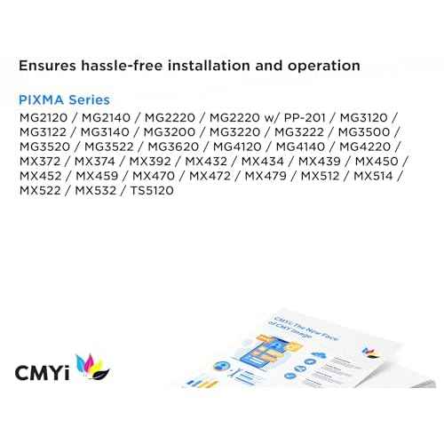 241XL Color Replacement Ink Cartridge for Canon PIXMA MX512, MX522, MX532, TS5120, MG2120, MG2140, MG2220, MG3120, MG3122, MG3140, MG3220, MG3222, MG3500, MG3520, MG3522, MG3620, MG4120 Printers