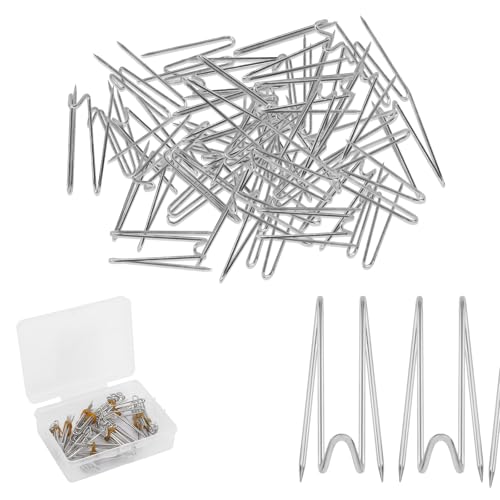 Penitue 40pcs Fabric Panel Wall Hooks - Metal Office Divider Hanging Hooks