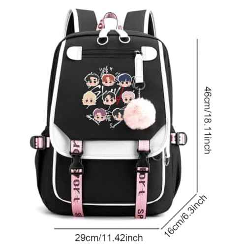 Stray Backpack Korean Casual Backpack Daypack Laptop Bag College Bag Casual Backpack Gift(S1)