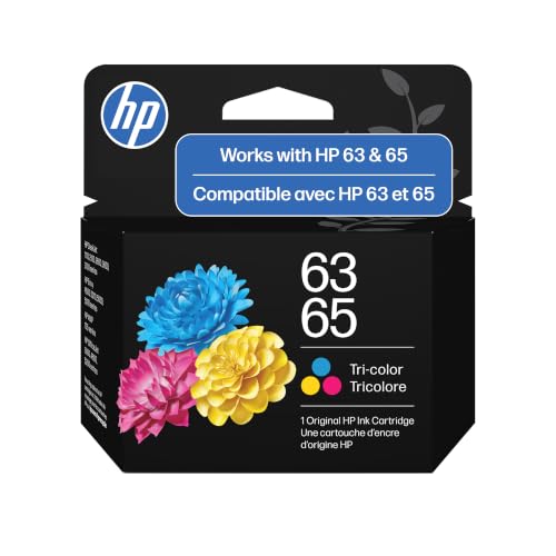 HP 63/65 Tri-Color Ink Cartridge 100 Pages – Compatible with DeskJet & OfficeJet Series