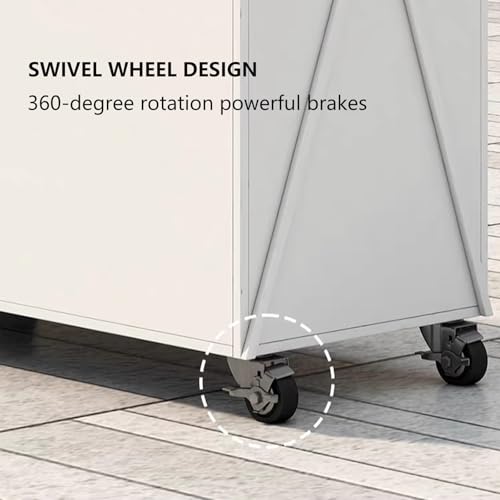 120cm Orange Food Vending Cart with Waterproof Canopy & Lockable Swivel Wheels