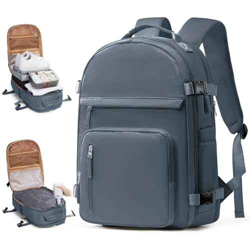 coofay Vacuum Backpack Travel with Pump Vacpack Travel Backpack with Vacuum System Compression Backpacks for Traveling Mochila De Viaje Carry on Luggage