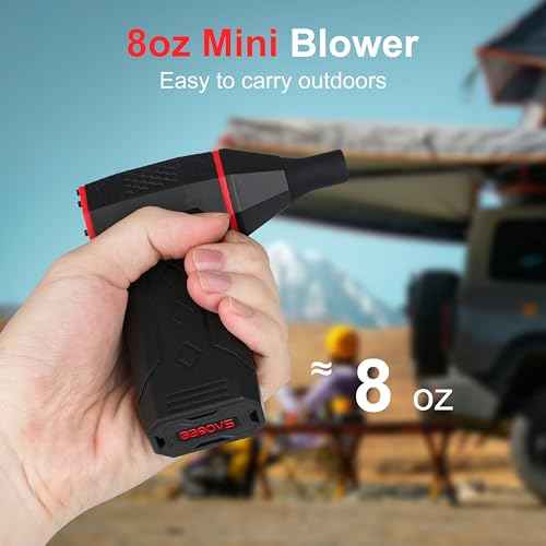 Pro Electric Air Duster | 130,000 RPM Brushless Motor Static-Safe Blower for Electronics, Automotive & Outdoor Use with 3 Nozzles