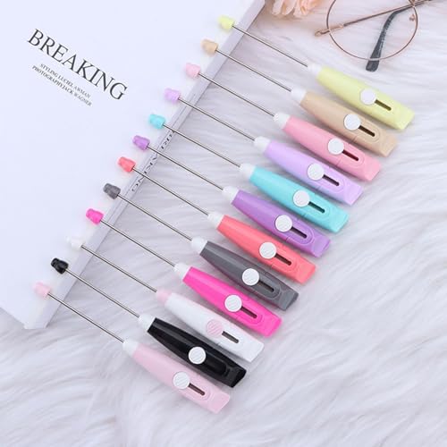 Frinnovan 12 Pack Beadable Letter Opener Blanks - Metal Envelope Slitters in 12 Assorted Colors