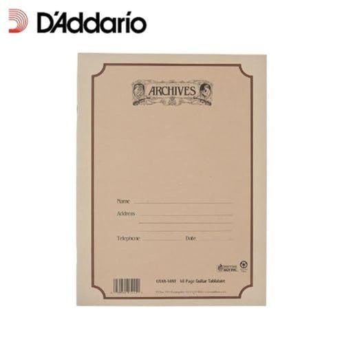 Archives GTAB-48ST Standard Bound Manuscript Paper Book, Guitar Tab, 48 Pages